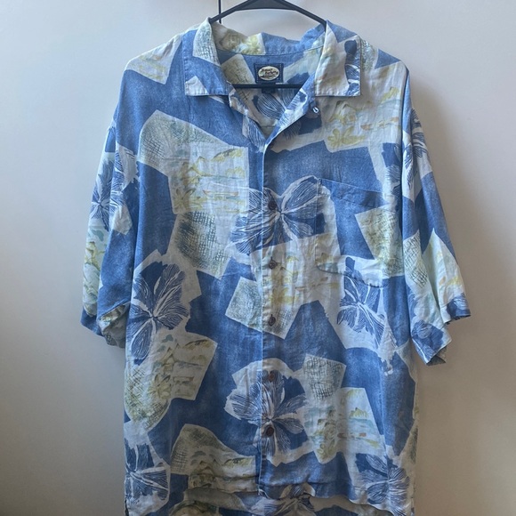 Tommy Bahama Linen Hawaiian - Picture 1 of 5